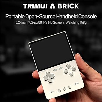 TrimUI Brick ホワイト + microSD32GB Amazon.com: TRIMUI Brick Retro Handheld Game Console with